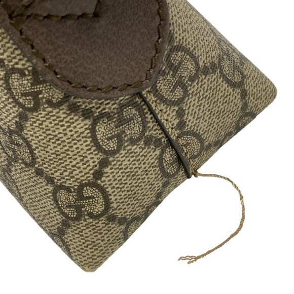 Auth GUCCI Ophidia 499621 Beige Dark Brown Multi PVC Leather Canvas Shoulder Bag - Picture 13 of 16